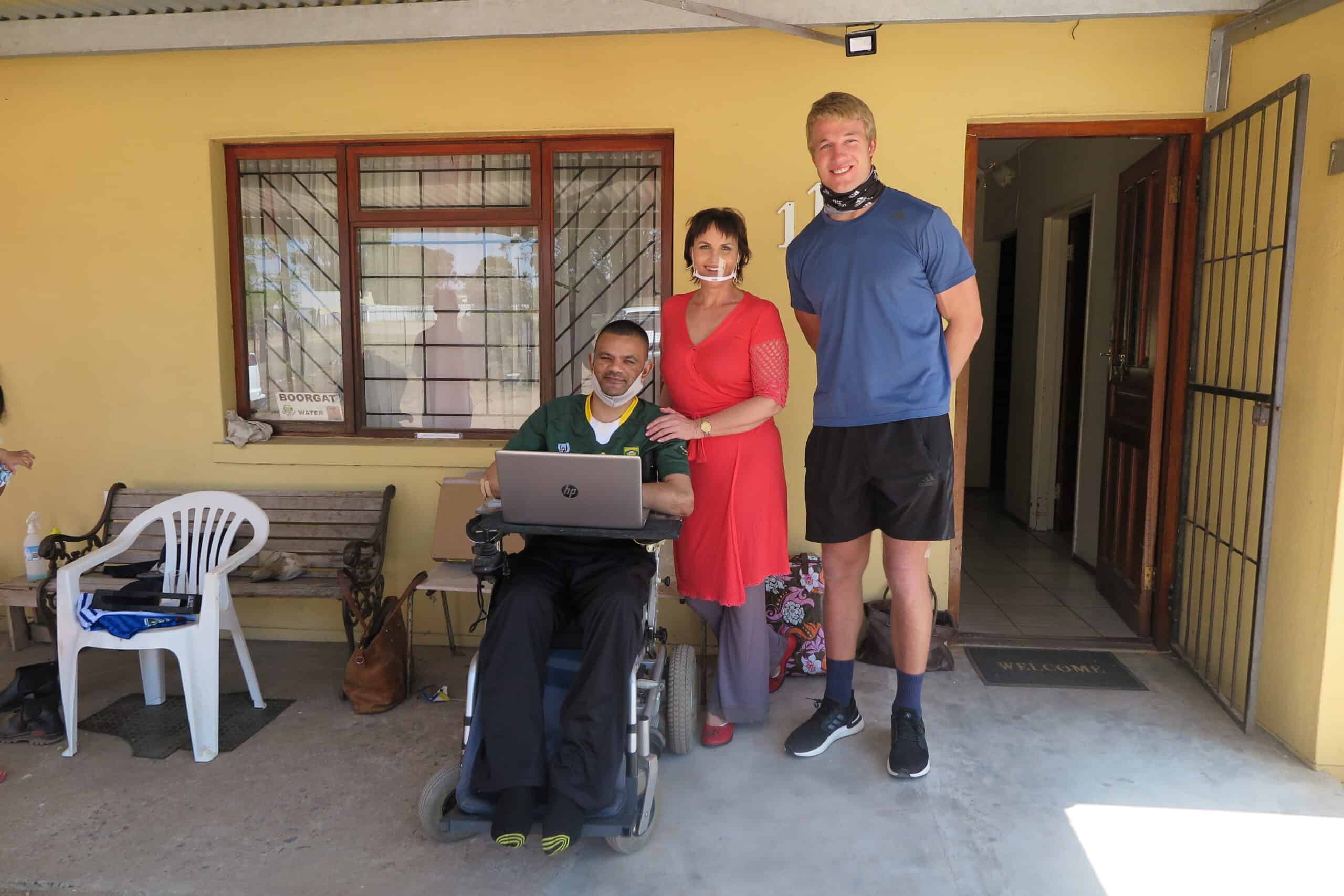 Furlo Theron makes the most of a good opportunity following a life altering rugby injury