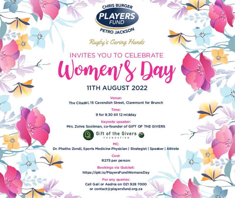 Chris Burger Petro Jackson Players' Fund Celebrates Women's Day
