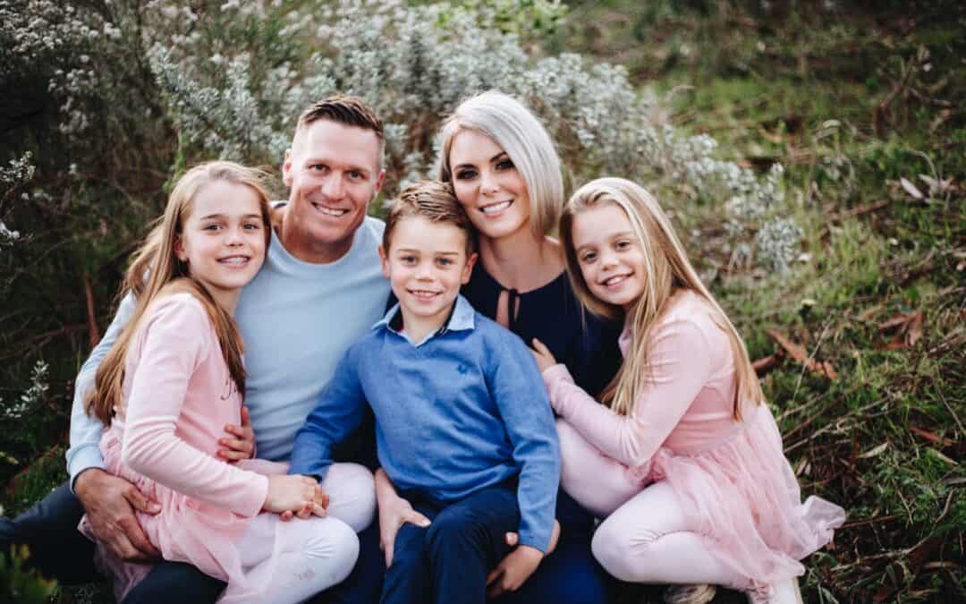 Jean de Villiers and his family
